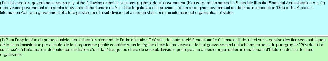 Divergence corrigée dans les lois